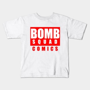 Bomb Squad Comics - Transparent Logo Kids T-Shirt